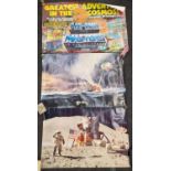 Three vintage rolled wall posters to include: He-Man and the Masters, War of the Worlds and the