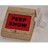 A Peep show Light box.