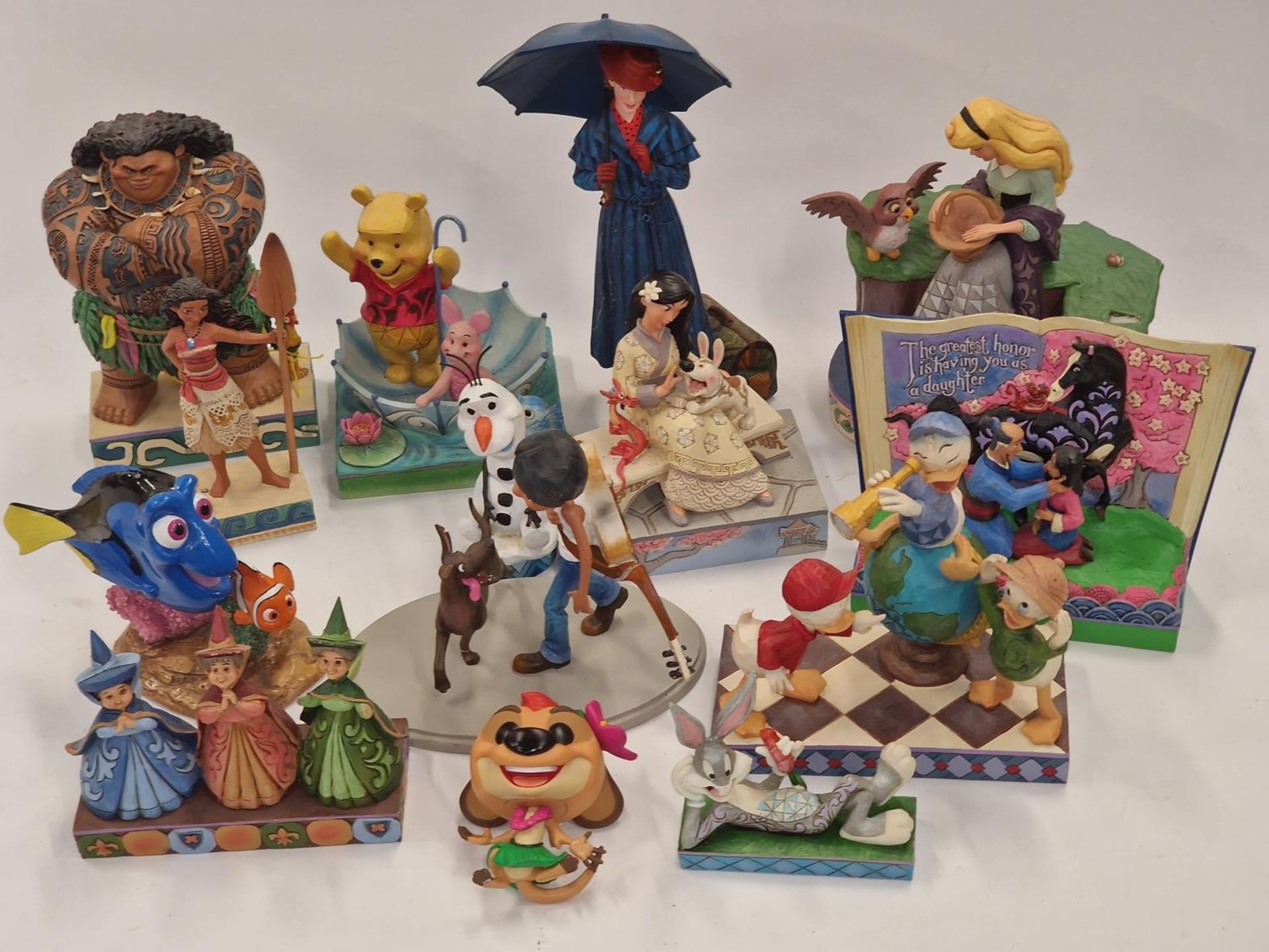 Collection of Disney Showcase collectable figurines to include Moana, Mary Poppins, Finding Nemo and - Image 2 of 3