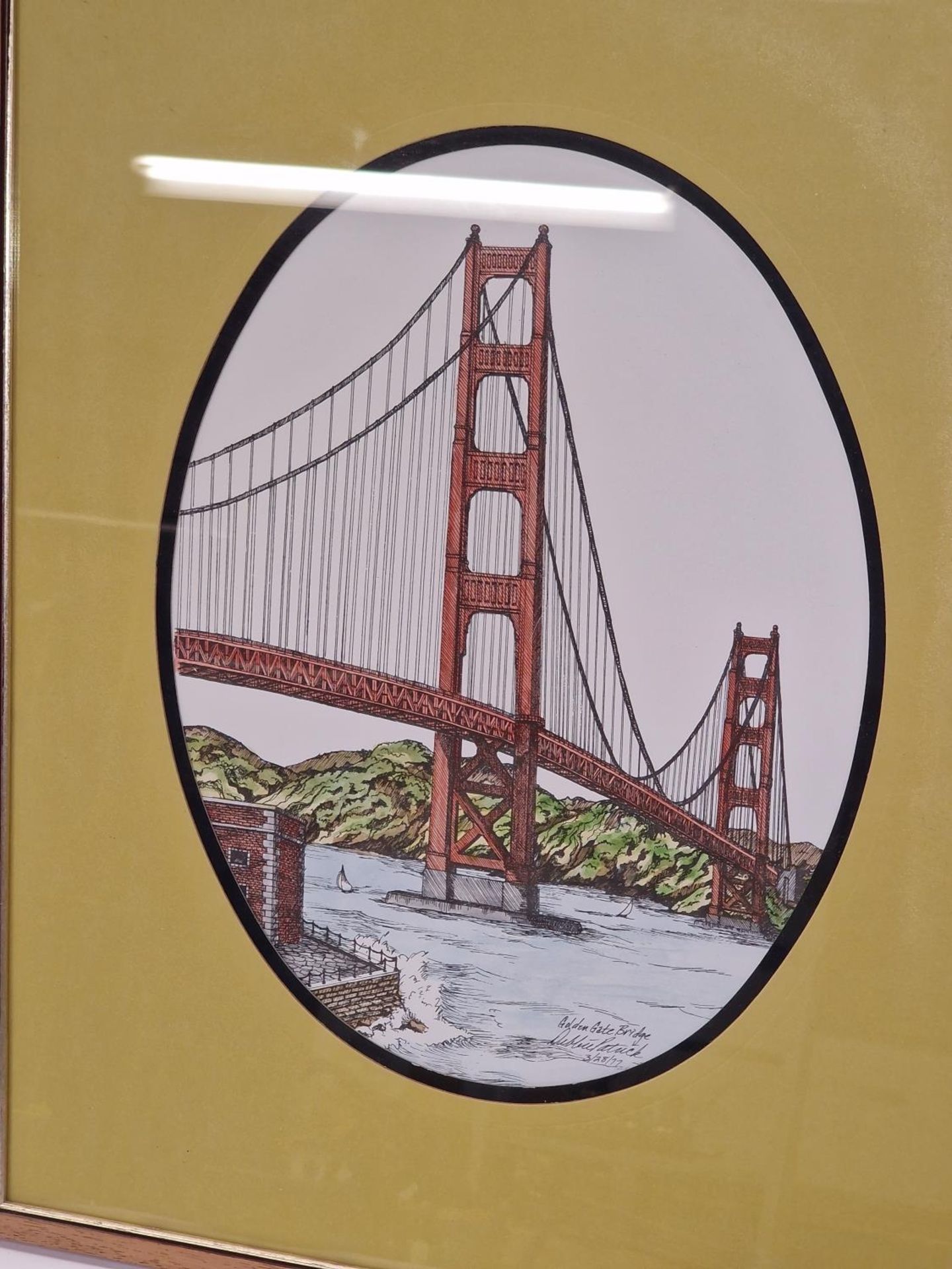 Collection of three San Francisco related pictures to include Golden Gate Bridge, two by Debbie - Image 2 of 4