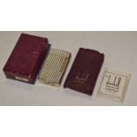 Dunhill "Rollalite" vintage 1960's lighter c/w original outer box, fabric slip case and