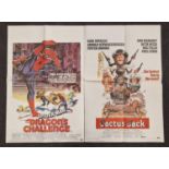 Double Bill "Spider-Man: The Dragon's Challenge/Cactus Jack" original vintage folded quad film