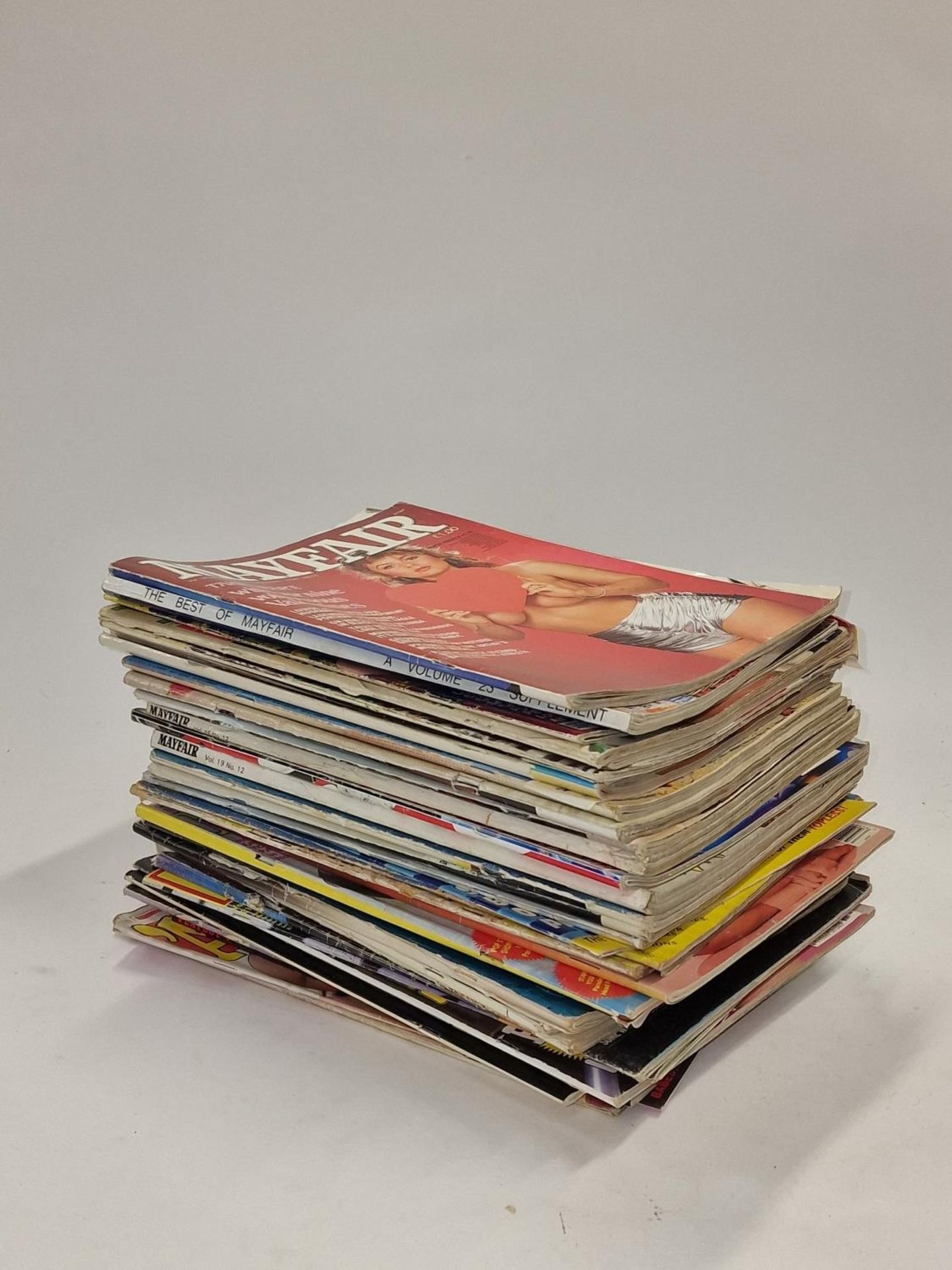 A collection of vintage adult magazines. Various companies. Approx 40 in lot.