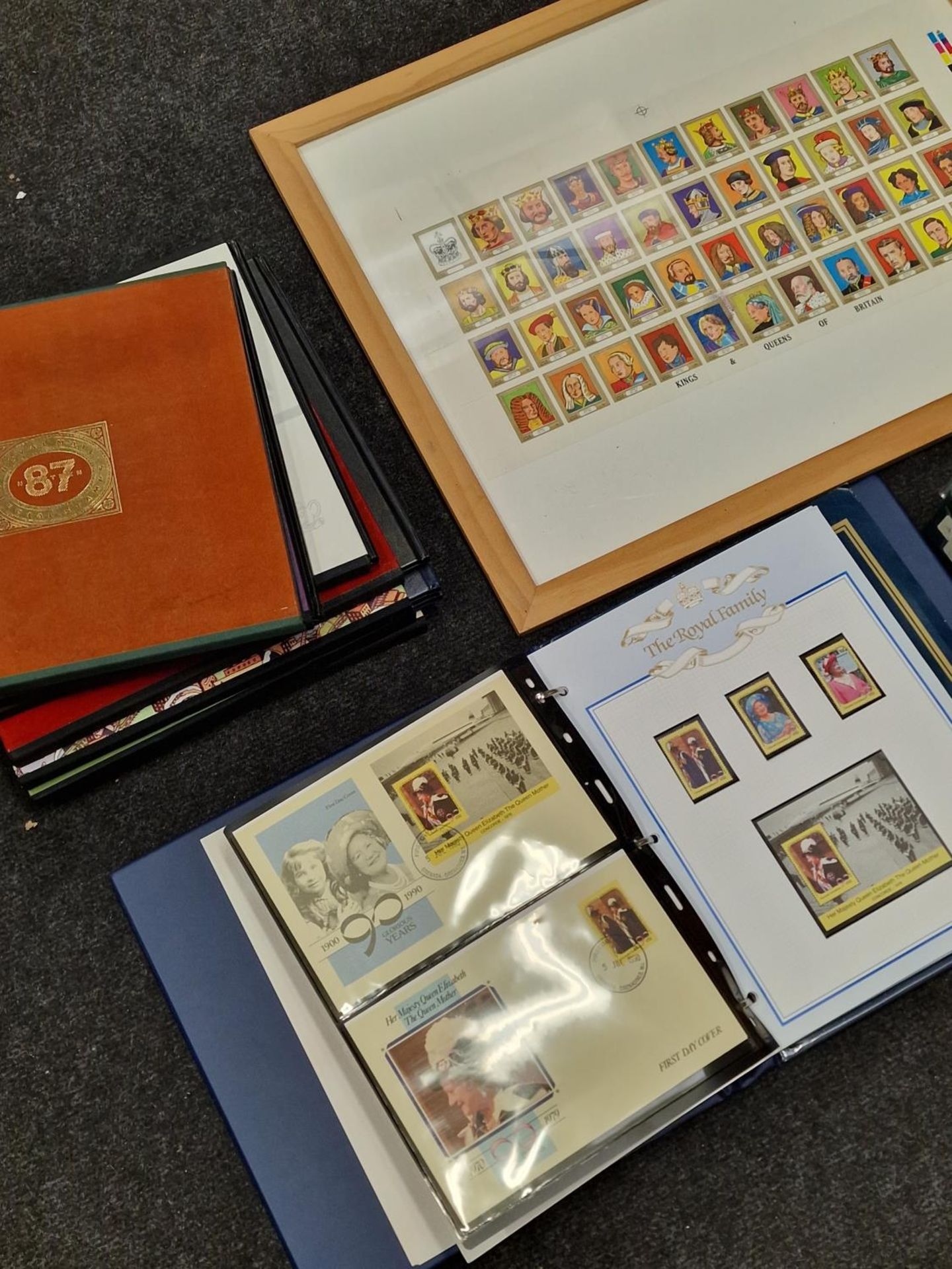 Collection of stamps and ephemera to include empty special stamps folders and first day covers. - Image 2 of 3