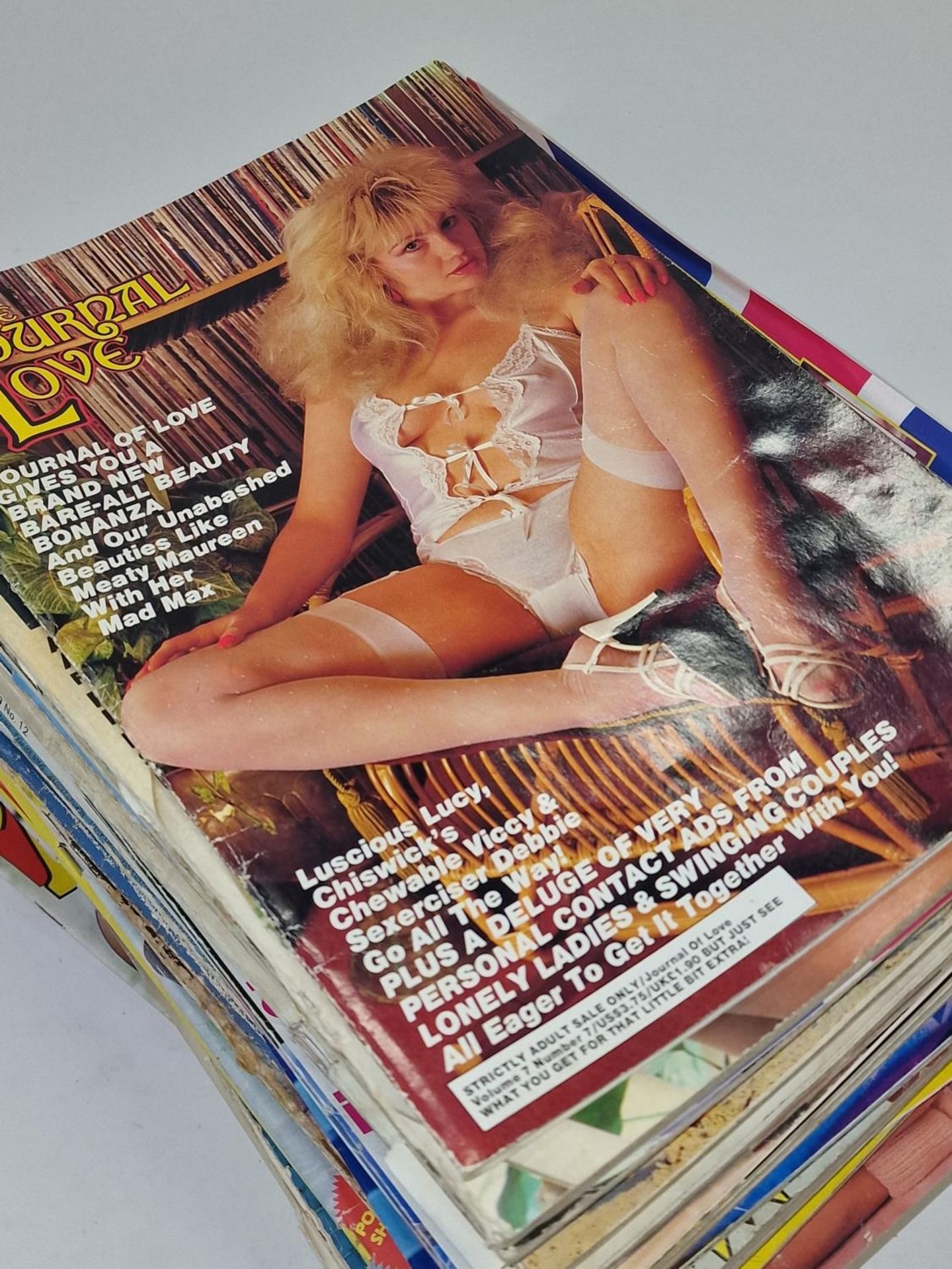 A collection of vintage adult magazines. Various companies. Approx 40 in lot. - Image 2 of 3