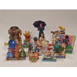 Collection of Disney Showcase collectable figurines to include Moana, Mary Poppins, Finding Nemo and