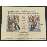 "Kramer vs Kramer" original vintage folded quad film poster 1980 starring Dustin Hoffman and Meryl