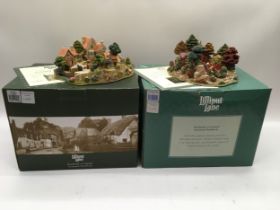 Two large Lilliput lane to include Reflections of Jade 012, limited edition 3448 and Tranquil