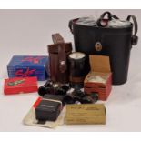 Mixed lot to include binoculars, Opera glasses, camera related items etc.