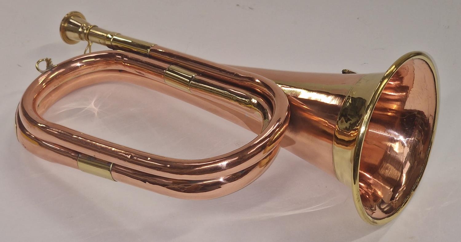 A copper bugle.