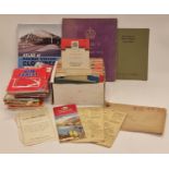 Collection of vintage ordnance survey and other maps together with books and other ephemera.