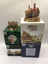 Four Lilliput lane incl. British heritage Shakespears Birth place L2214, Ship Inn, Davy Jones Locker