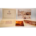 A collection of William Russell Flint calendars with detachable prints c/w other items mostly