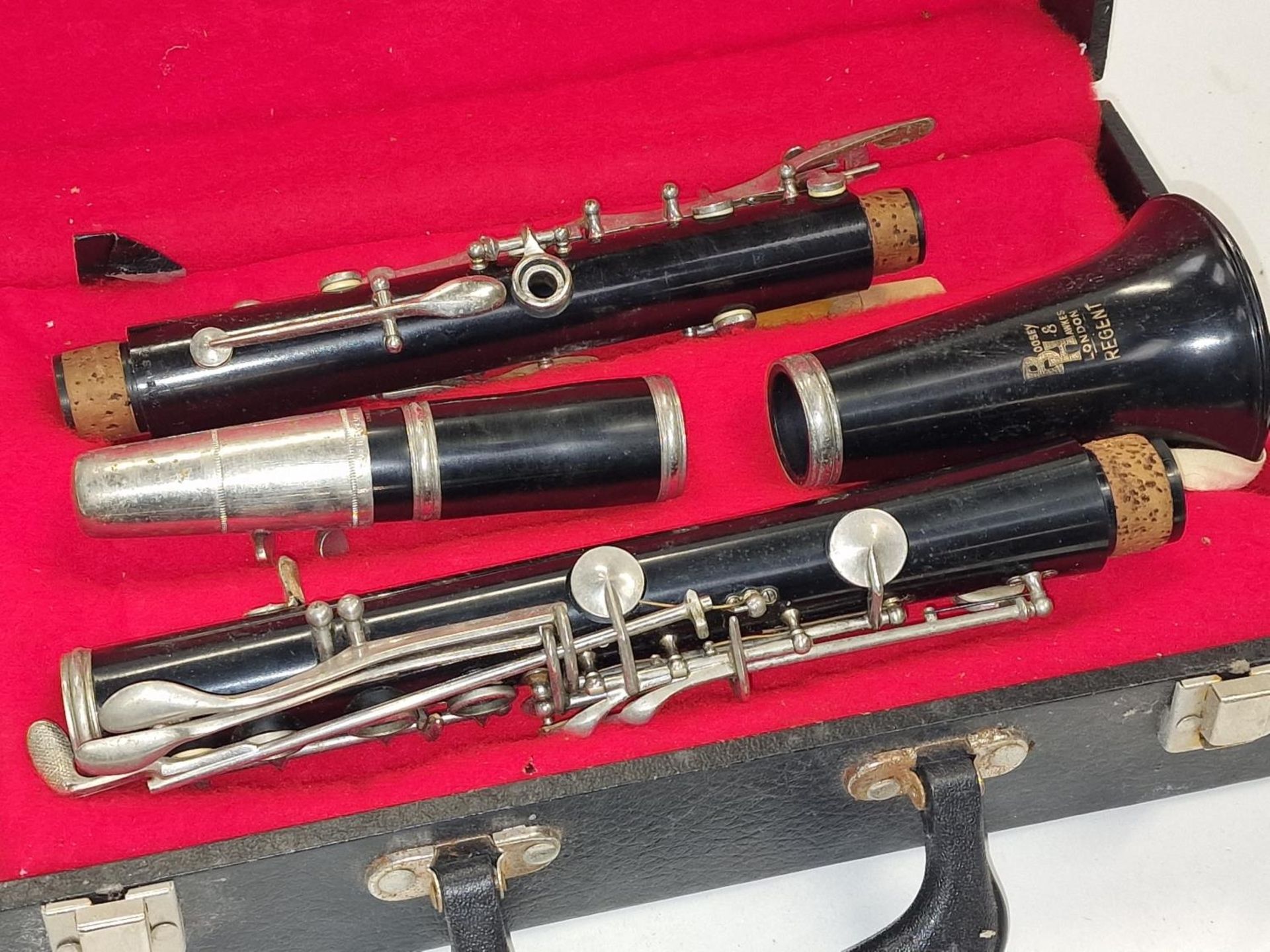 Boosey & Hawkes "Regent" vintage clarinet in hard case. - Image 3 of 4