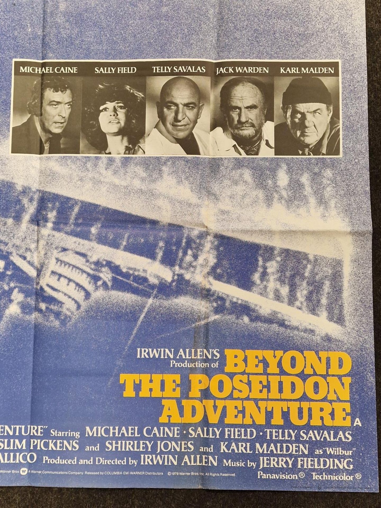 "Beyond The Poseidon Adventure" original vintage folded quad film poster 1979 starring Michael - Image 3 of 5