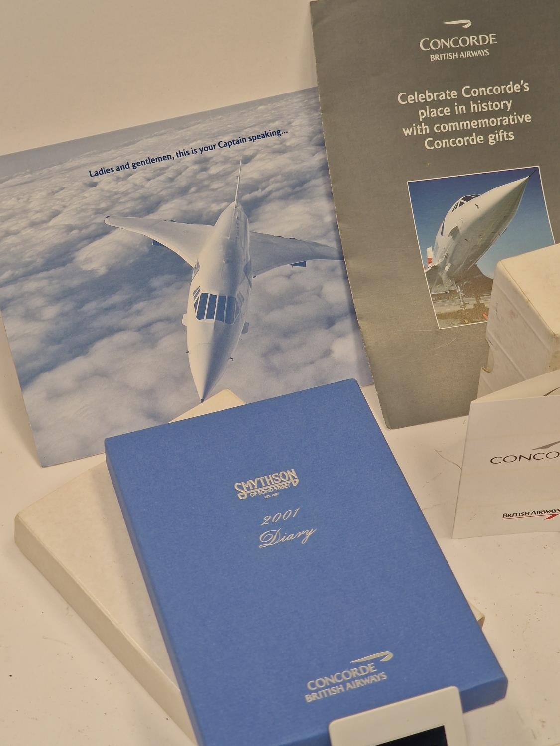 Concorde British Airways Wedgwood Millennium dome boxed paperweight together with a boxed Concorde - Image 4 of 4