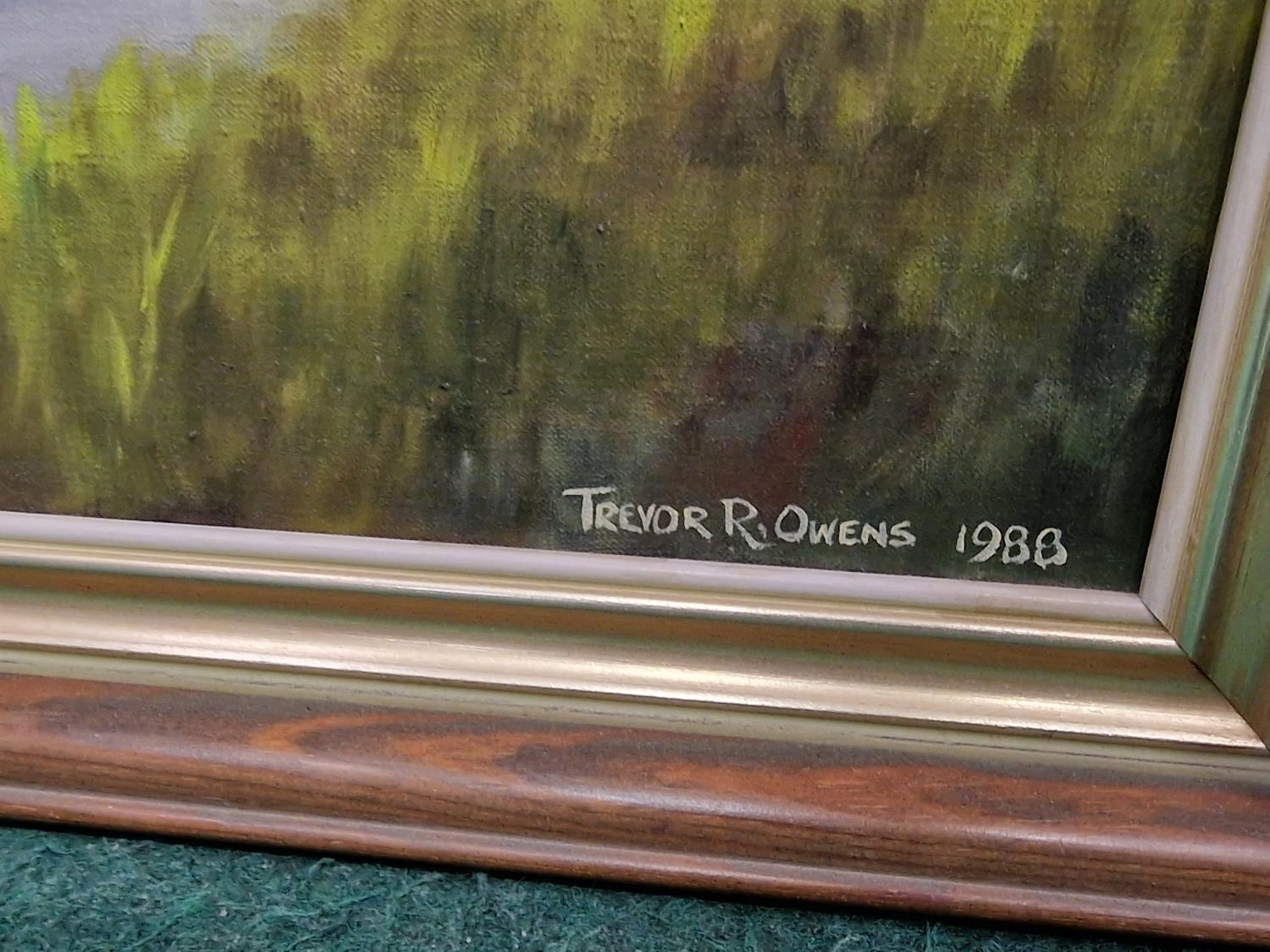Two railway related framed paintings the largest measuring 85x60cm. - Image 2 of 5