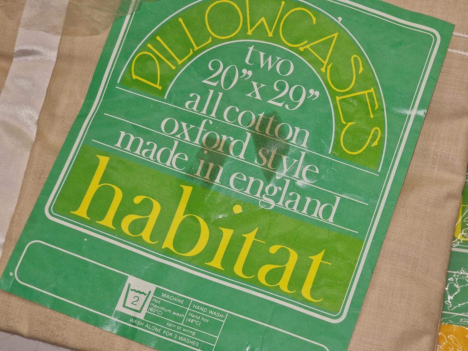 Collection of vintage 1970's Habitat bedding new old stock. Cellophane wrapping deteriorating due to - Image 3 of 3