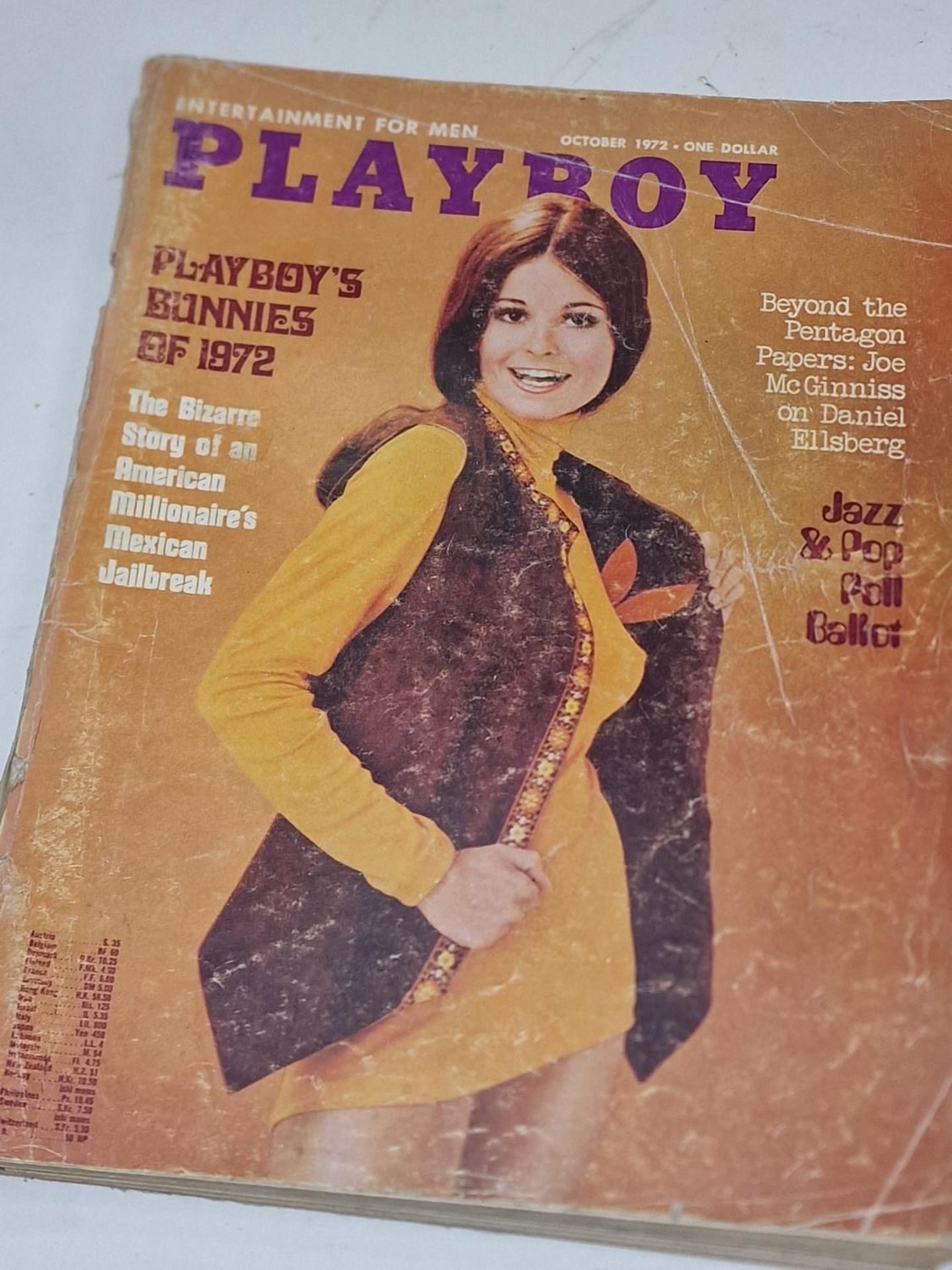 Collection of vintage Playboy adult magazines from the 1960's and 1970's. Total 7 in lot. - Image 3 of 4