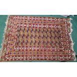 Vintage Afgan rug with a geometric design pattern 260x190cm