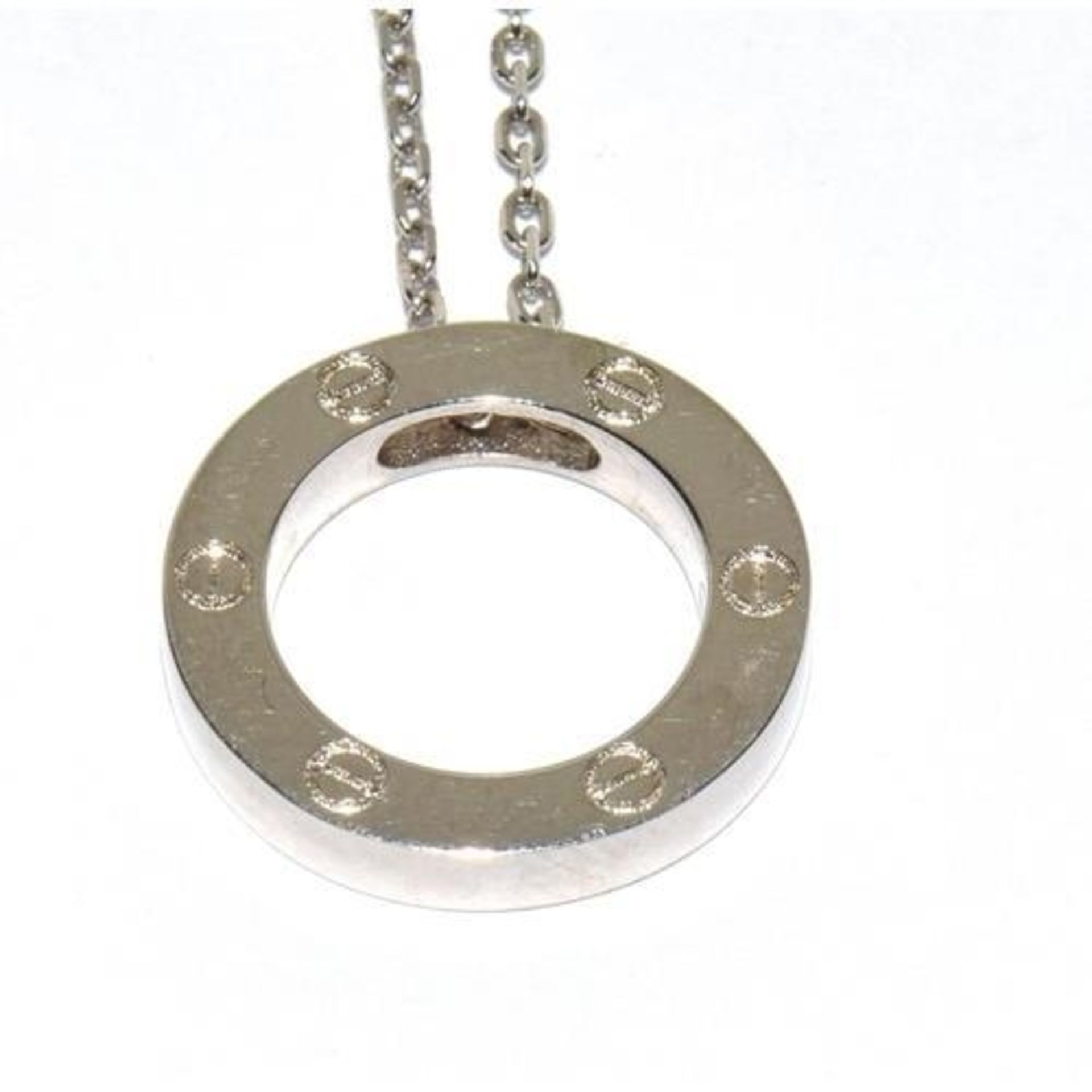 Marked 925 silver designer style drop pendant necklace - Image 2 of 4