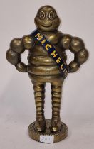 Cast metal "Michelin Man" advertising feature 37cm tall