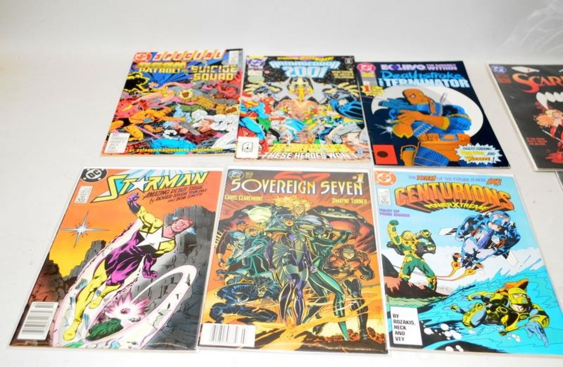 DC Comics collection to include #1 issues Armageddon 2001, Stalkers, Starman, Steel etc. 11 items in - Image 2 of 3