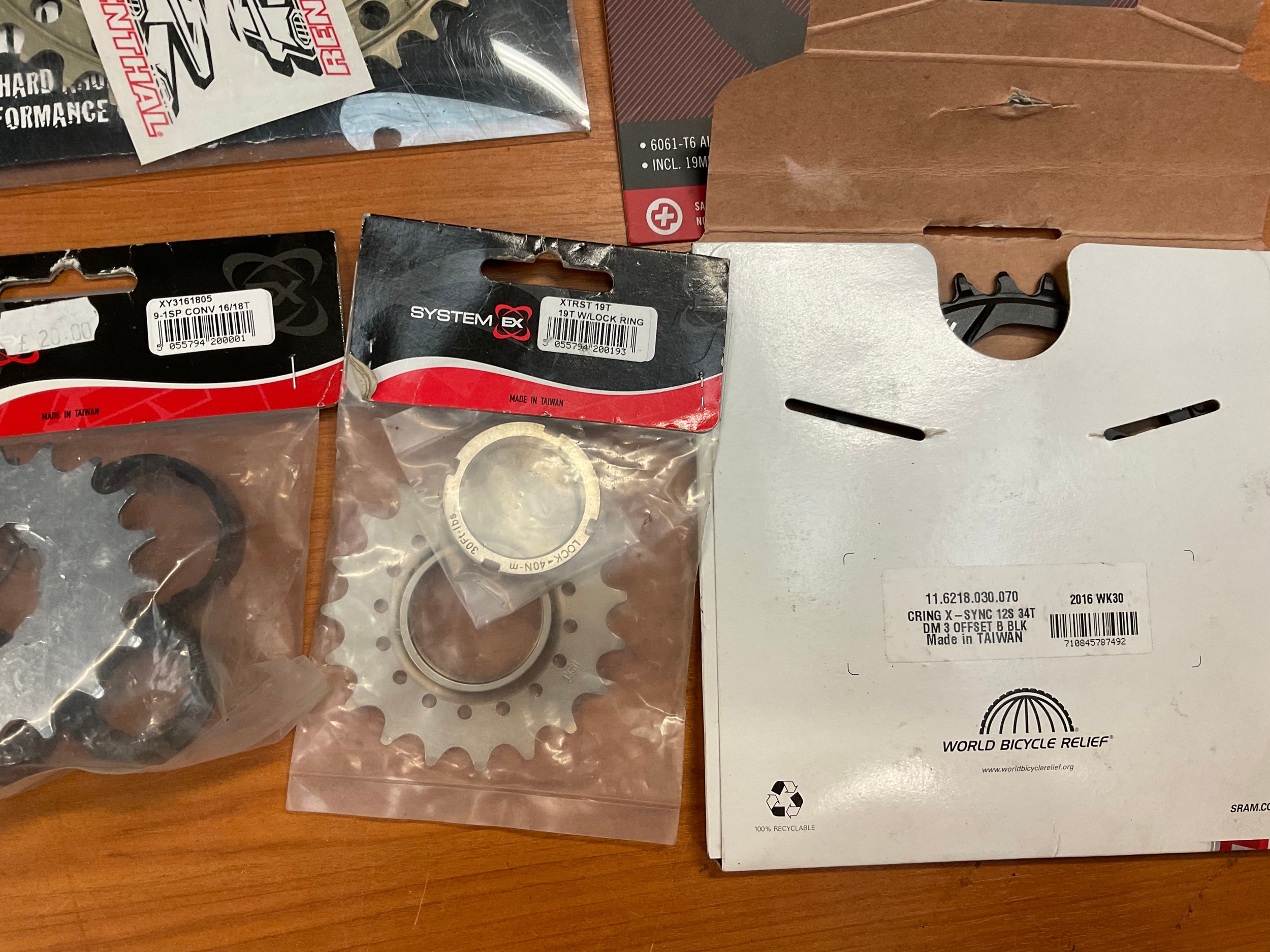 Quantity of new and carded cycle sprockets. Various makes and sizes - Image 2 of 3