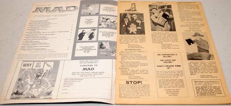 Early UK edition MAD Magazine October 1966. Most early UK MAD comics were exactly the same as the US - Image 2 of 2