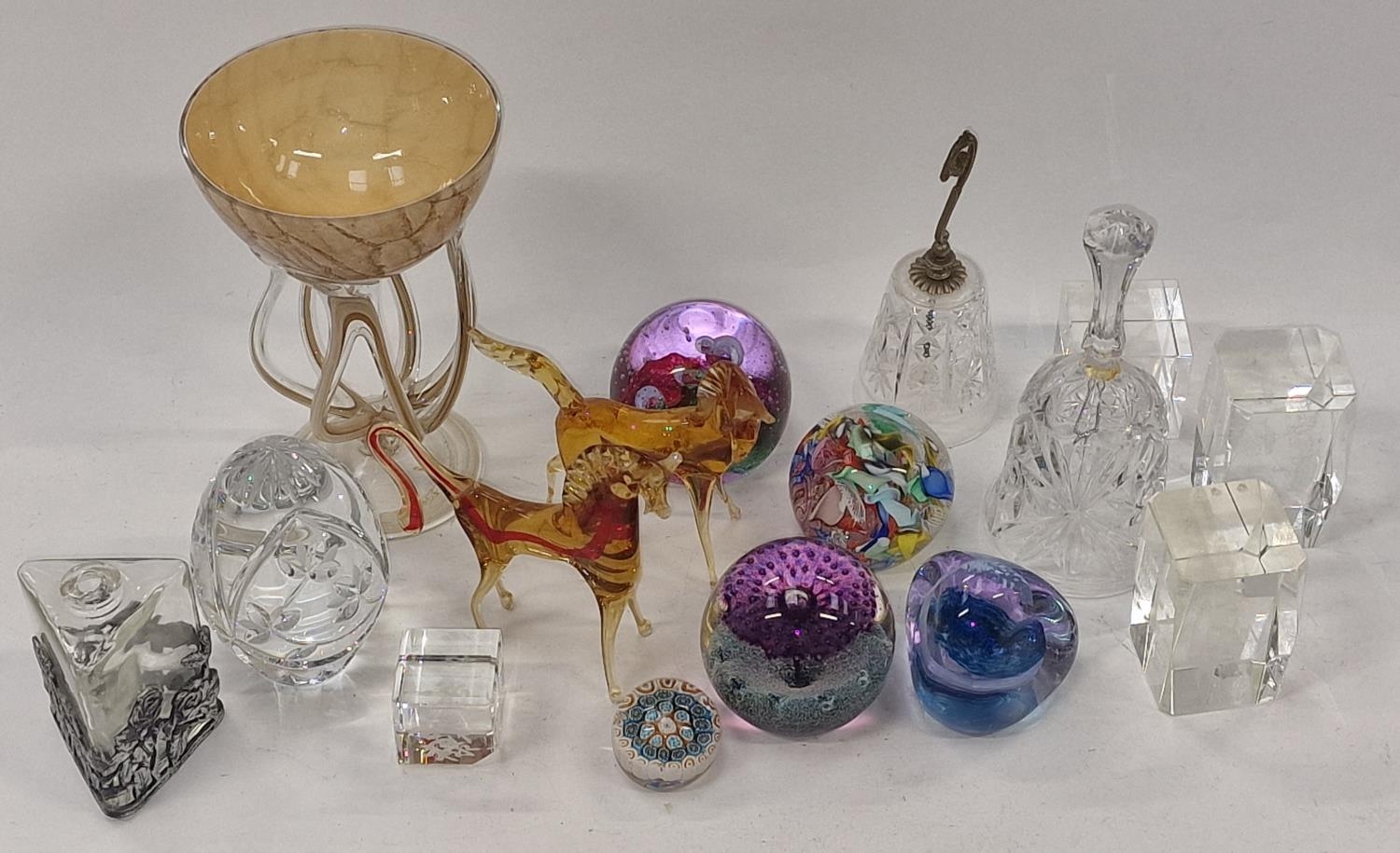 Collection of glassware items to include animals and paperweights. - Image 2 of 2