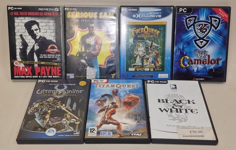 Collection of PC games to include Titan Quest, Camelot and others (7).