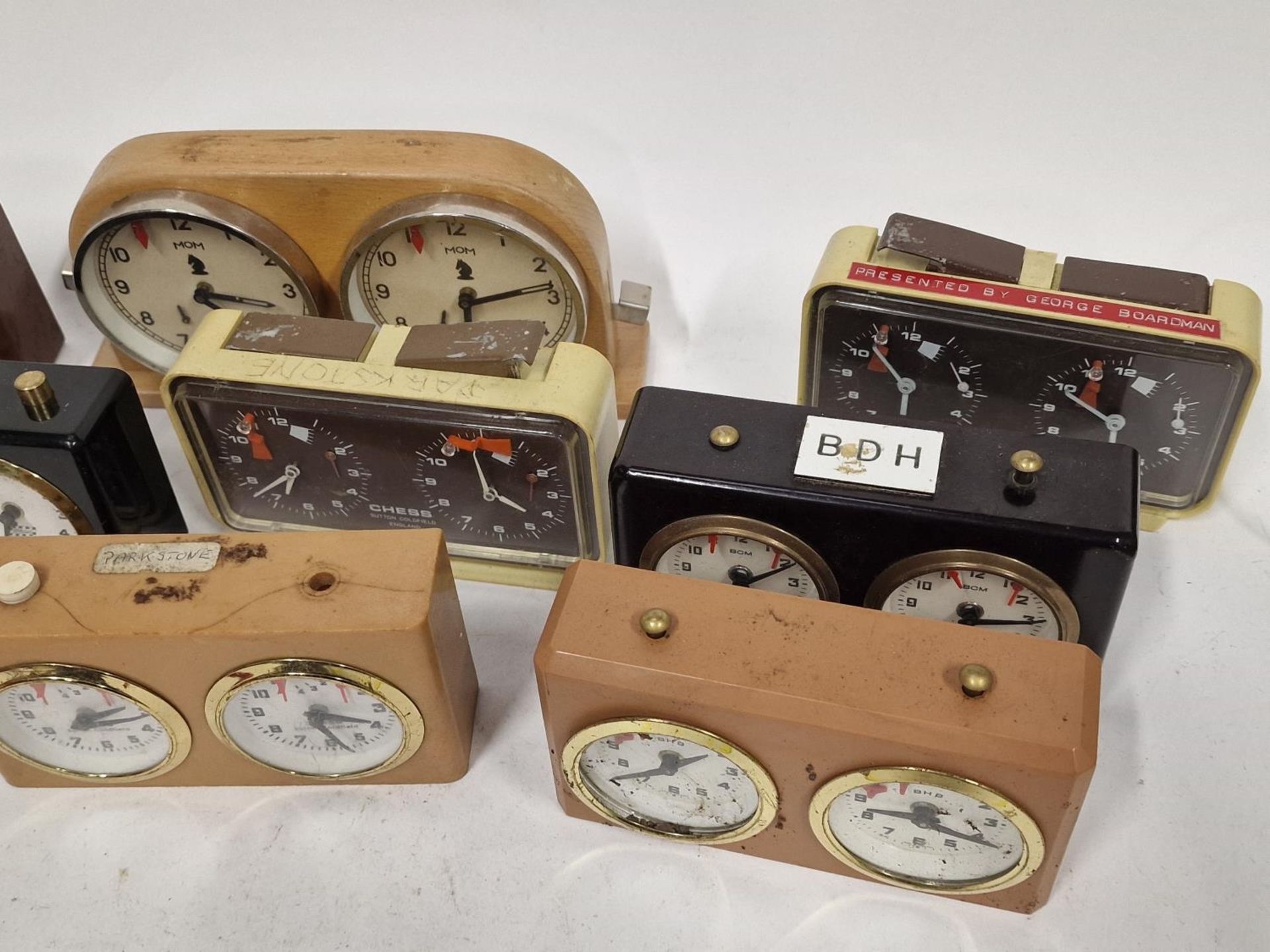Collection of vintage chess timing clocks (9). - Image 3 of 3