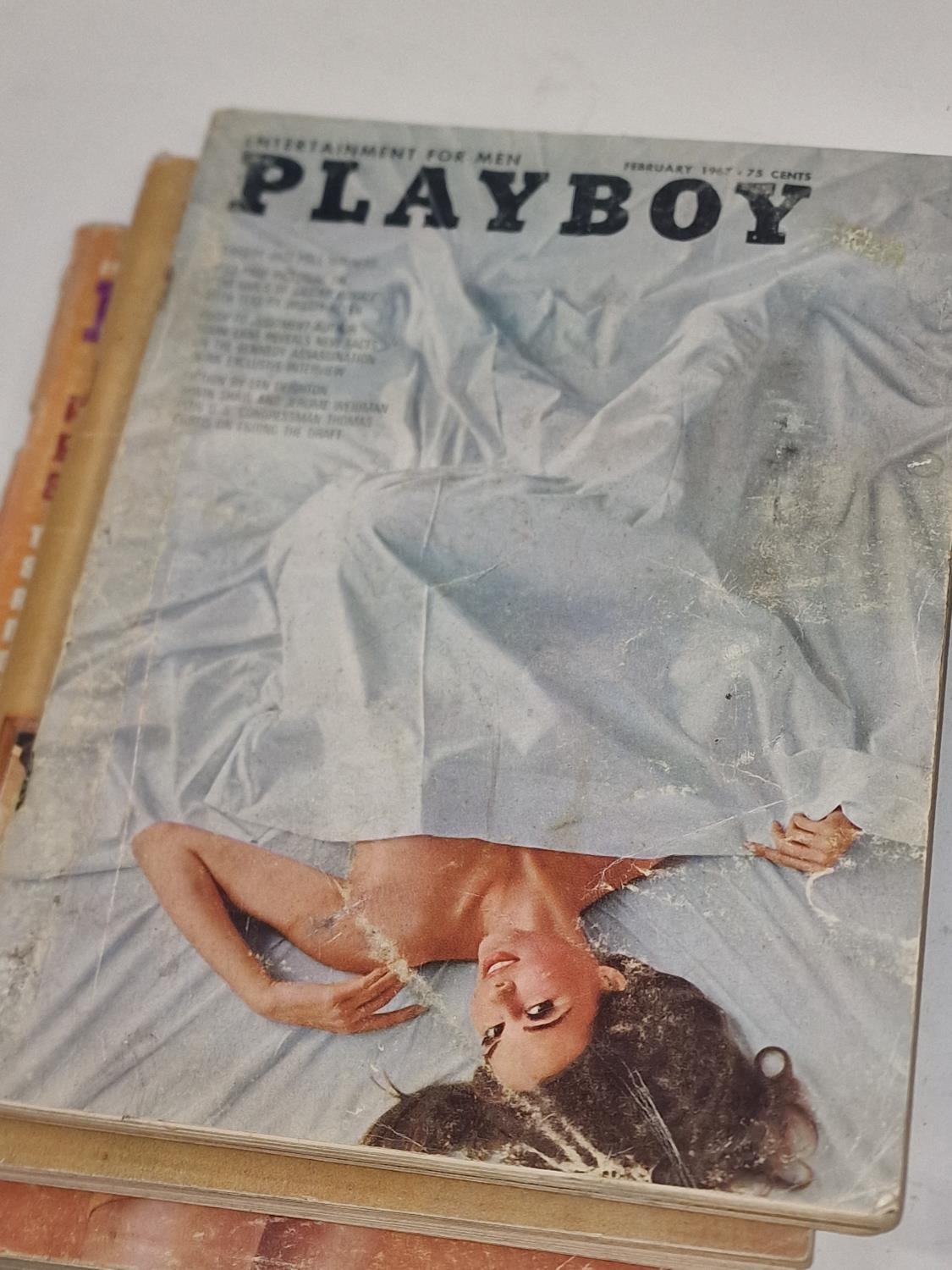 Collection of vintage Playboy adult magazines from the 1960's and 1970's. Total 7 in lot. - Image 2 of 4