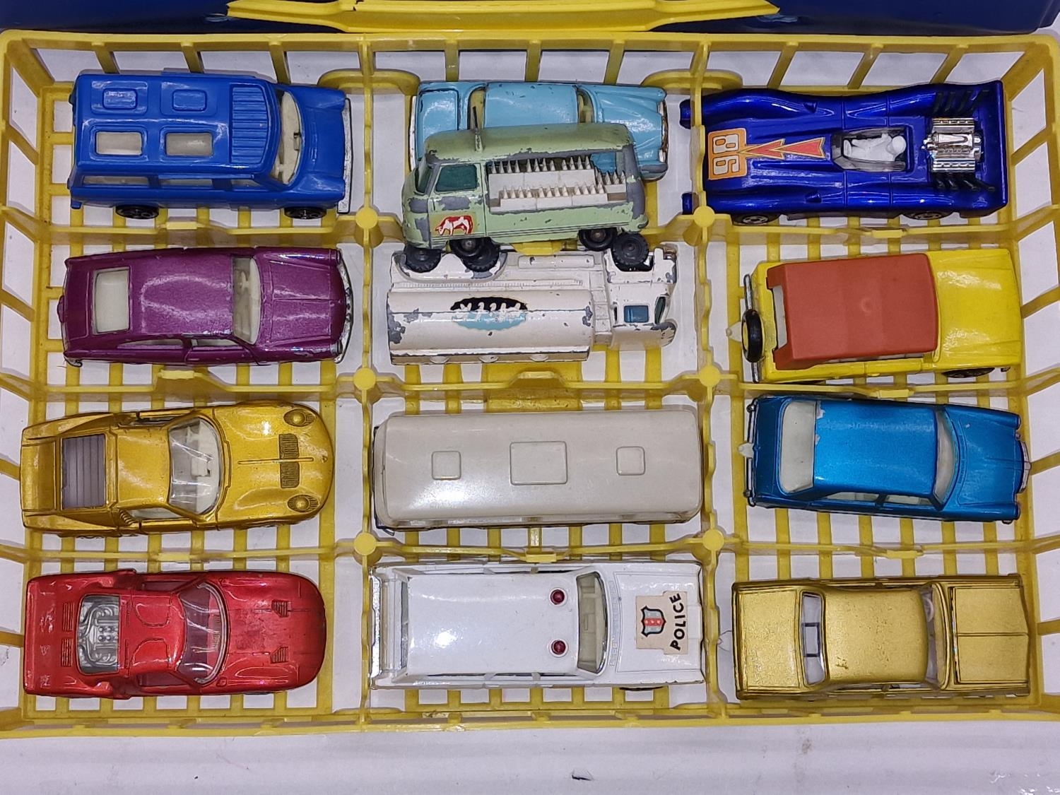 Matchbox Superfast vintage full collectors mini case of Matchbox die cast cars. - Image 3 of 4