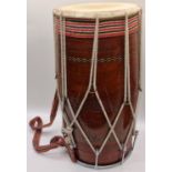 Large vintage Indian Bina Dholak drum.