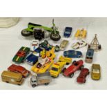 Small collection of die cast cars to include Matchbox, Corgi Yellow Submarine etc.
