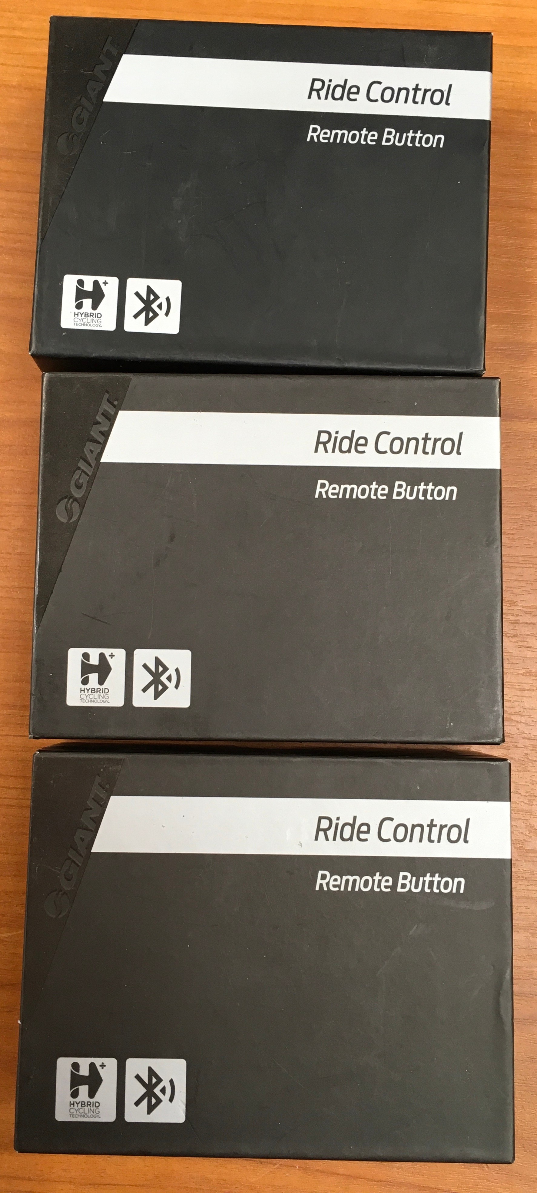 3 x Giant ride control remote buttons. New and boxed. Ref 2417-FBTN XX-01