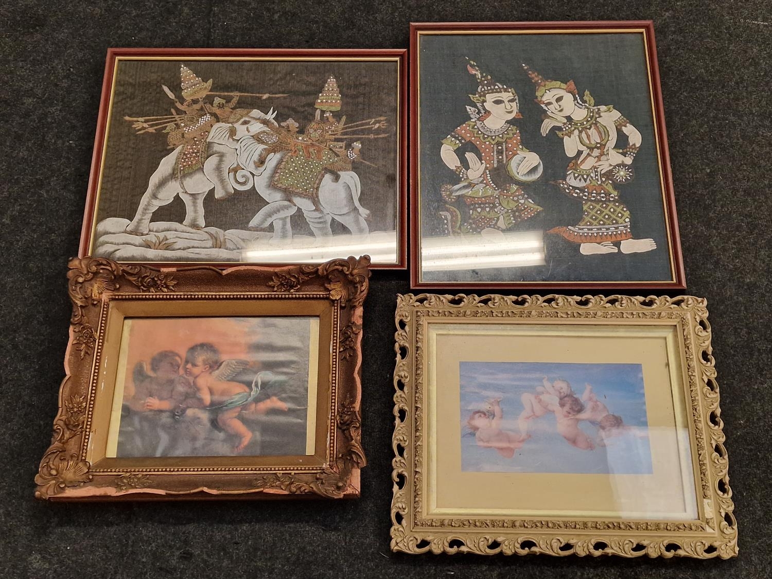A collection of miscellaneous framed pictures and prints (4).