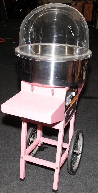 Transportable candy floss maker retail point of sale by Vevor. Spoked wheels to rear for easy - Image 2 of 5