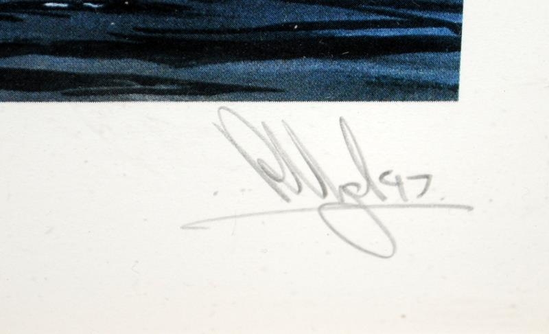 RG Lloyd, 3 x signed prints relating to steam ships, two are numbered limited editions. Largest - Image 3 of 10