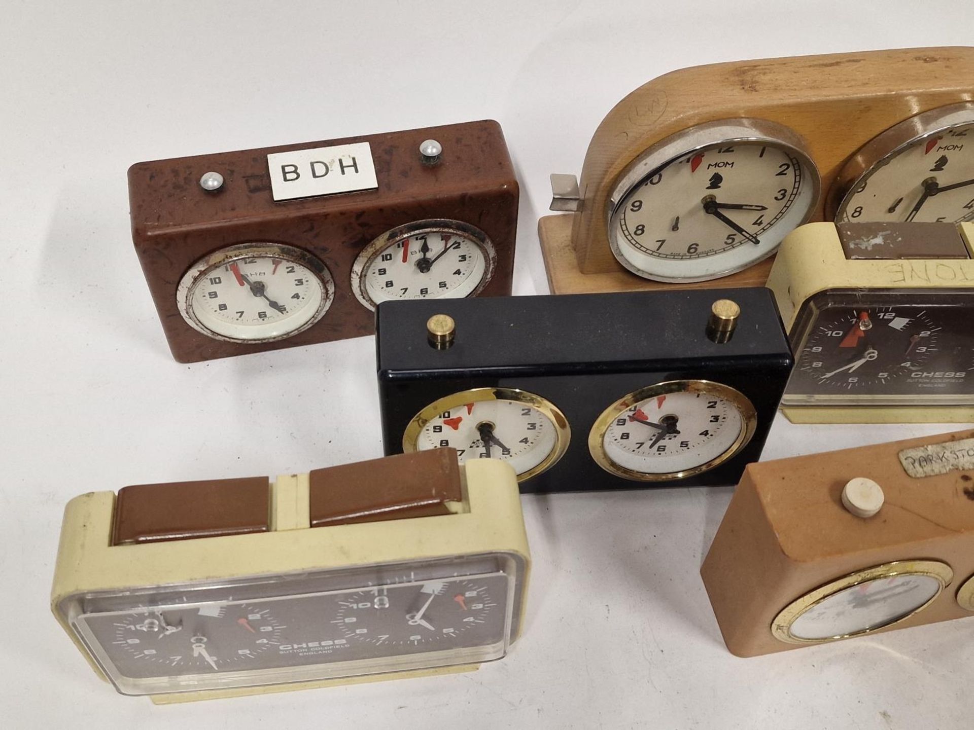 Collection of vintage chess timing clocks (9). - Image 2 of 3