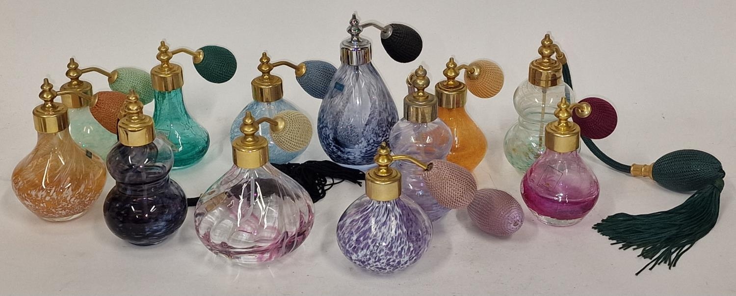 Caithness collection of glass perfume atomiser bottles many still with Caithness stickers
