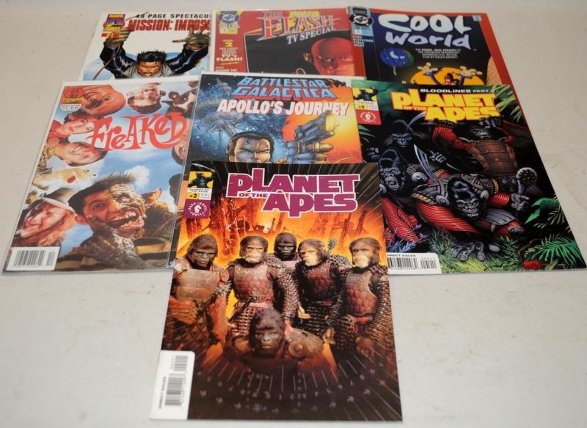 Collectible Comics by DC, Marvel, Dark Horse etc. Includes First Editions of Mission Impossible,