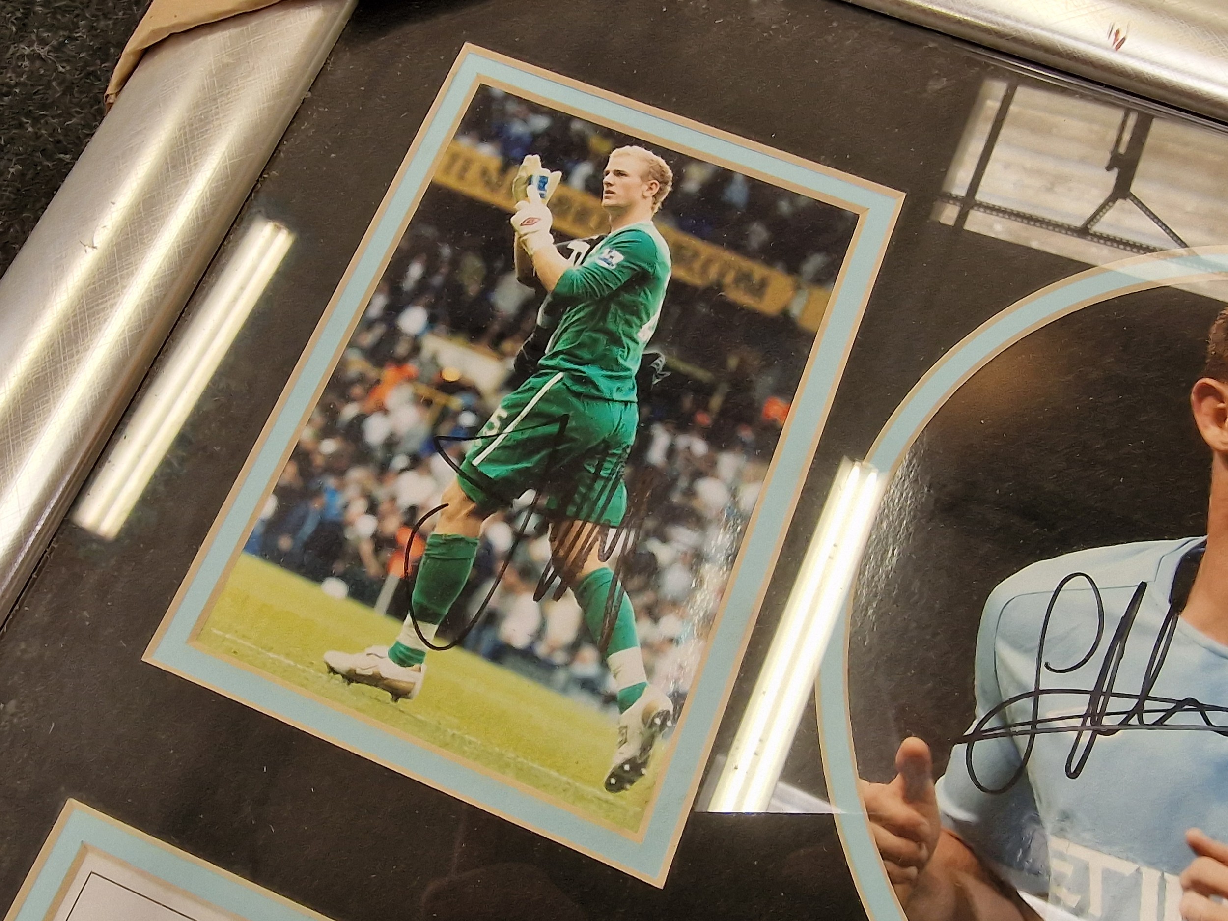 Manchester City football memorabilia autograph collection past and present Premiere league - Image 2 of 4