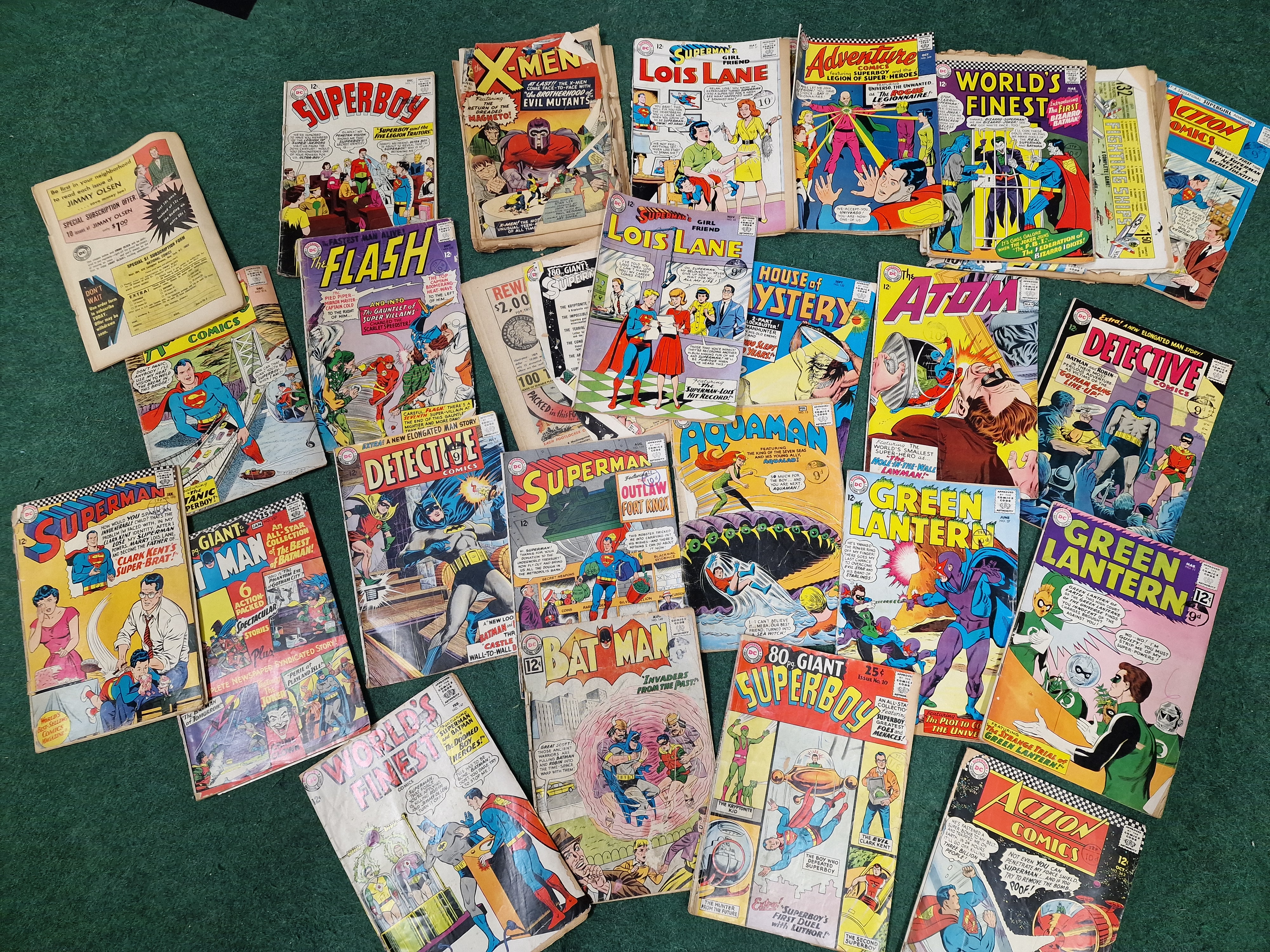 Collection of mainly DC vintage comics in various conditions to include X Men, Superman etc. - Image 2 of 3