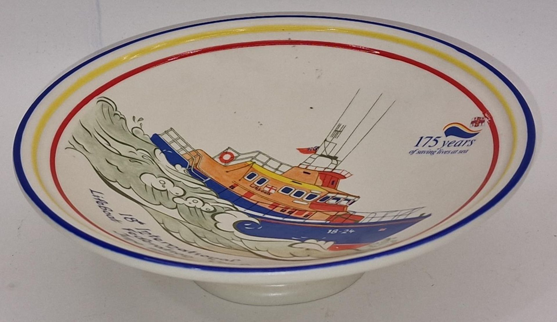Poole Pottery RNLI Lifeboat Federation Conference bowl 1999. - Image 2 of 3