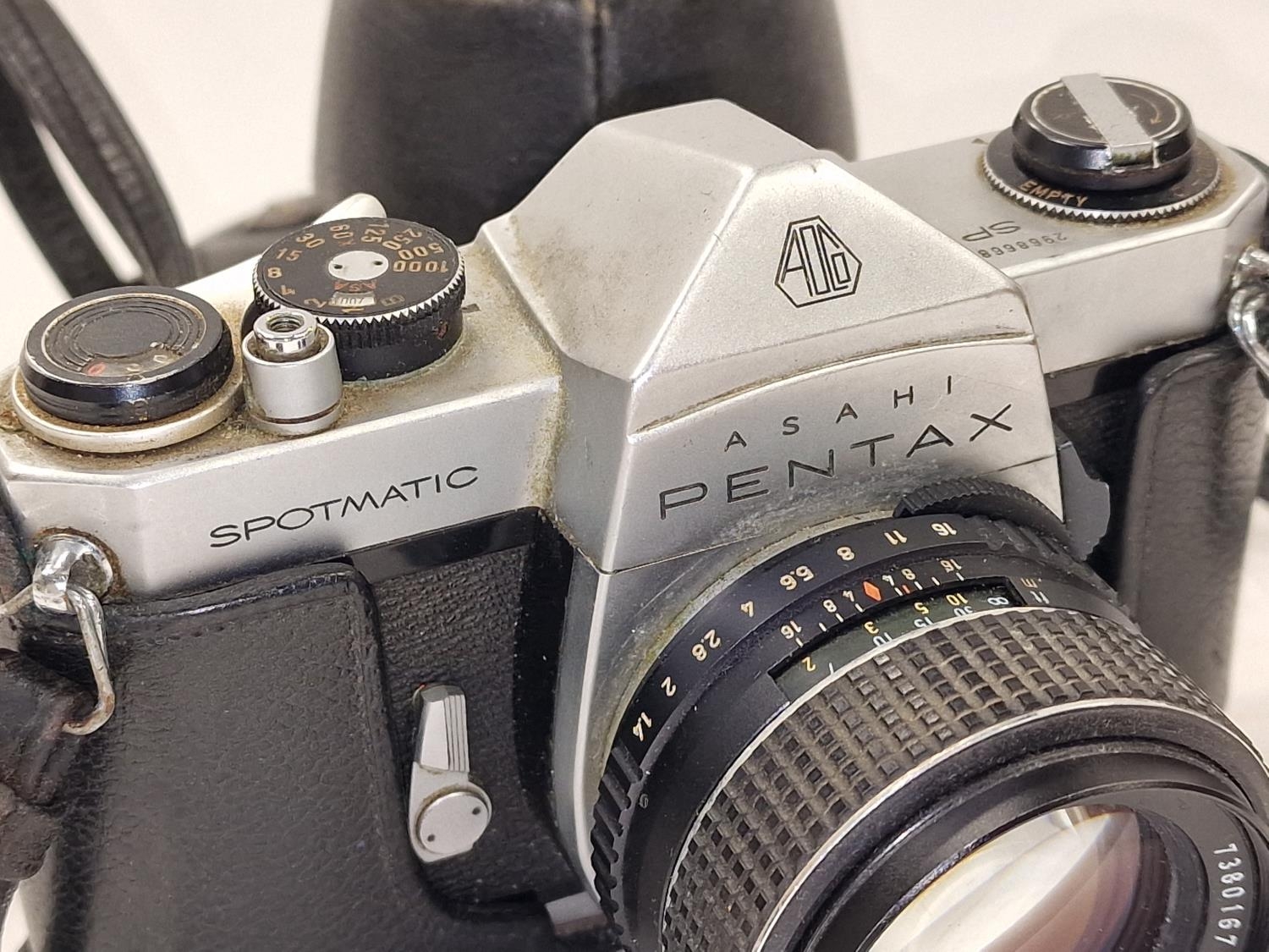 Asahi Pentax Spotmatic camera shutter fires but not tested further. - Image 2 of 2