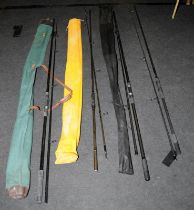 4 x quality 12' Carp Rods including Fox Aquos and Ovation Carp