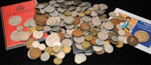 Small tub of mixed GB coins