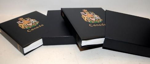 Stanley Gibbons Davo Luxe Hingeless Stamp Albums: Canada Volume II 1979-1995 and Volume III 1991-
